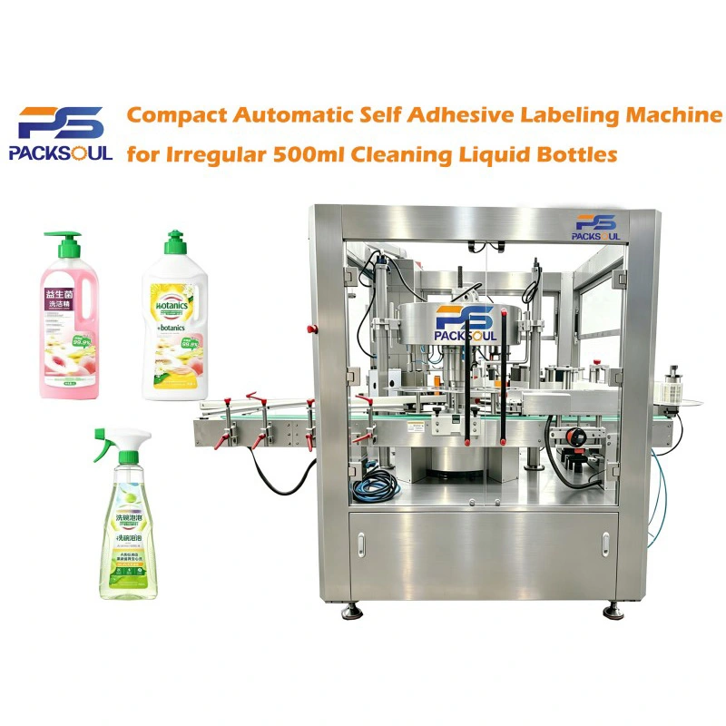 Bagaimanakah Mesin Pelabelan Botol Cecair Pembersihan Tidak Teratur 500ml Dapat Meningkatkan Ketepatan Pelabelan dan Kecekapan Pengeluaran