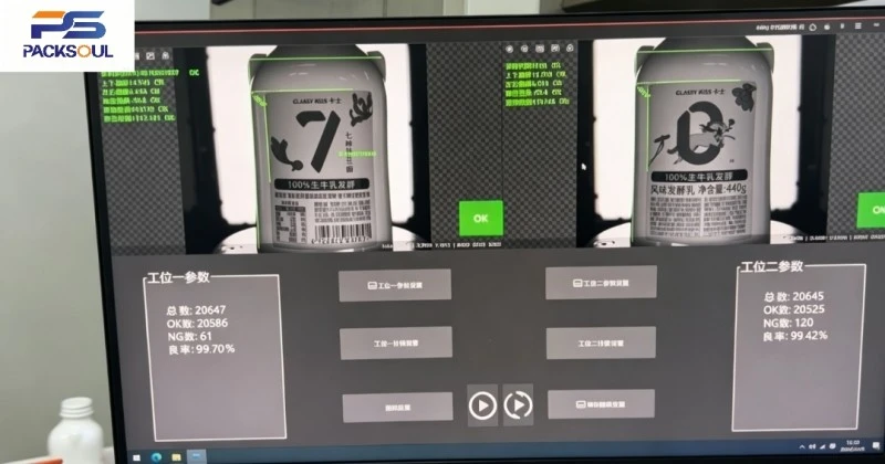Square Bottle Self Adhesive Labeling Machine