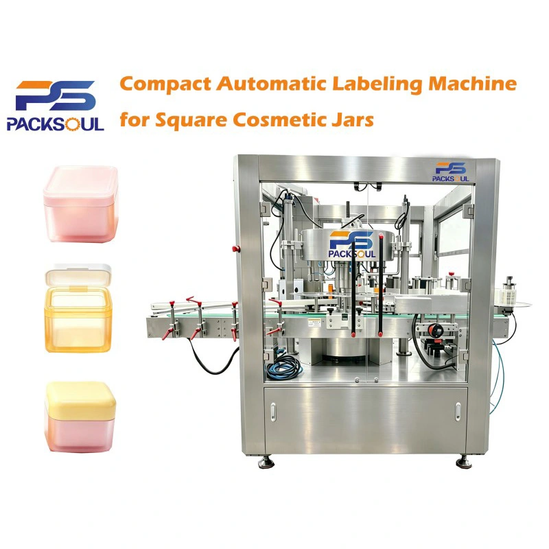 Mesin Pelabelan Balang Kosmetik Square